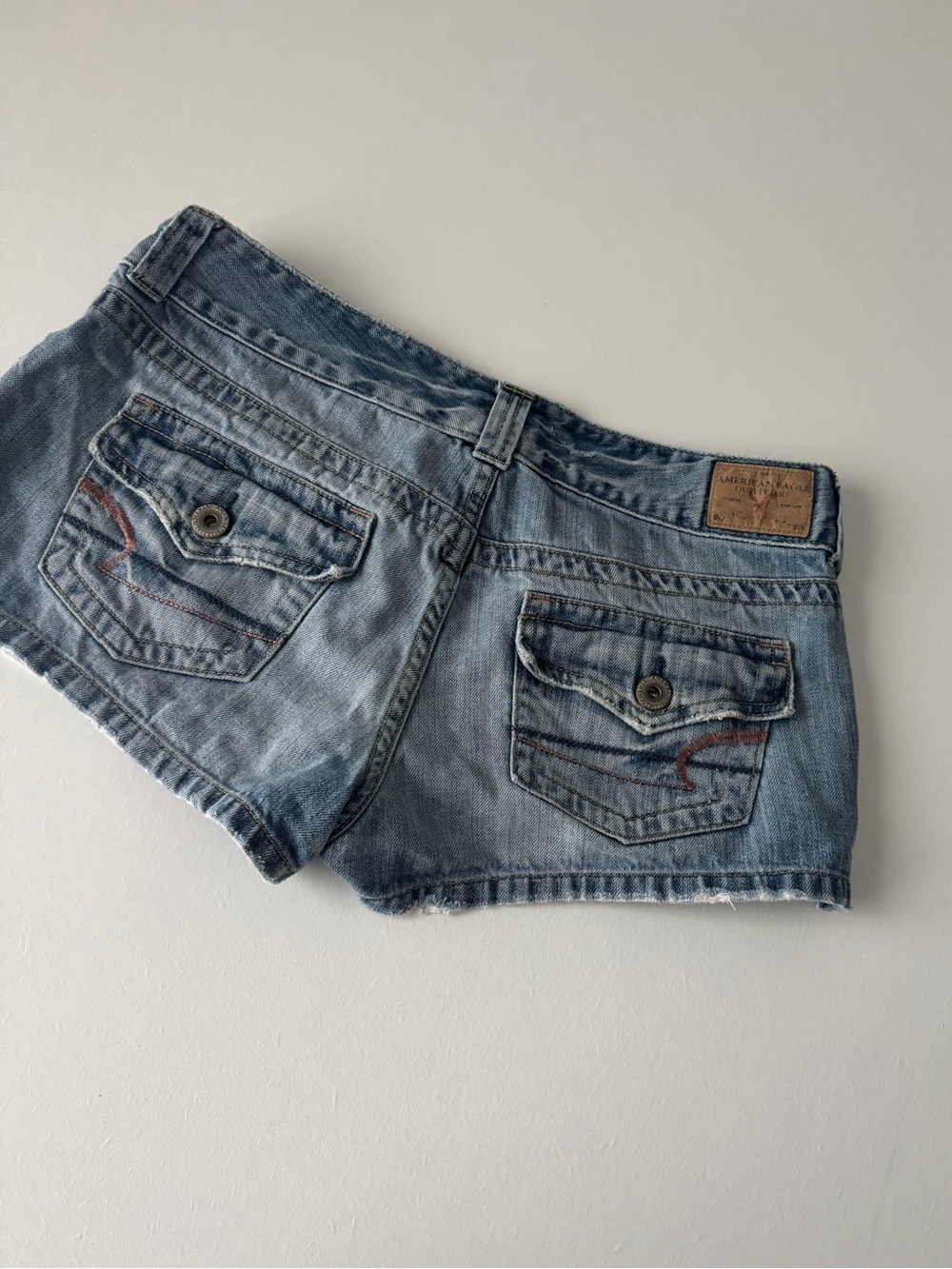 Y2K American Eagle Mini Denim Shorts